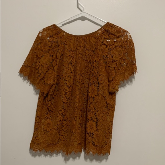 NWT J Crew Lace Keyhole Neckline Top - Picture 4 of 4